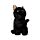 Câle-porte Peluché - Chat Noir