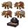 Porte-Encens Eléphant Doré