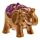Mini Eléphant Porte-Bohneur A Collectionner Pailleté Métallique