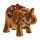 Mini Eléphant Porte-Bohneur A Collectionner Pailleté Métallique