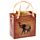Eléphant Porte-Bonheur Doré Avec Sac