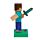 Figurine Solaire - Minecraft Steve