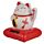 Figurine Solaire - Chat Faisant Signe De Main