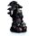 Figurine Ganesh Noir & Doré - Assis Sous un Arbre
