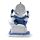 Figurine Ganesh Blanc & Bleu - Meditation