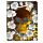 Sac Cadeau Métallique Skulls & Roses - Crânes (Grand)