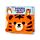 Serviette à capuche pour enfant - Adoramals Alfie le Tigre 