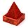 Brûleur d'Encens pyramidal en Bois de manguier avec motif fleur
