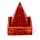 Brûleur d'Encens pyramidal en Bois de manguier avec motif fleur