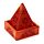 Brûleur d'Encens pyramidal en Bois de manguier avec motif fleur