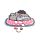 Puzzle en bois 130 pièces - Pusheen le Chat Cœur  