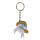 Porte-clés PVC Licorne - Unicorn Magic Orange