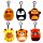 Porte-clés Peluché Squidglys Adoramals Zoo