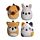 Porte-clés peluché Mini Squidglys -Adoramals Animaux de Compagnie