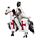 Magnet Chevalier des croisades sur cheval 