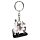 Porte cles Chevalier des croisades sur cheval