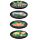 Lot de 4 Dessous de Verre Animal Kingdom - Royaume Animal