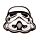 Lot de 4 Dessous de Verre - The Original Stormtrooper 