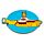 Lot de 4 Dessous de Verre - The Beatles Yellow Submarine 