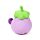 Veilleuse LED & Support Téléphone - Foodiemals Aubergine
