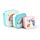 Lot de Trois Boîtes Repas Enchanted Rainbows - Boîtes à Goûter Licorne