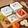 Lot de Trois Boîtes Repas Enchanted Rainbows - Boîtes à Goûter Licorne