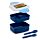 Boite Repas Bento Compartimentée avec couverts - Adoramals Highland Coo 