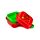 Boite Repas Bento Compartimentée avec couverts - Elidi la Fraise Foodiemals 