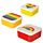 Lot de 3 Boites Repas Somewhere… - Arc-en-ciel