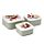 Lot de 3 Boites Repas M/L/XL - Barks - Chiens