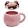 Mug avec Couvercle Mopps - Chien Carlin
