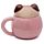 Mug avec Couvercle Mopps - Chien Carlin