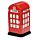 Lot de Poivrière & salière en Céramique London Icons - Boîte aux Lettres & Téléphone de Londres Angleterre