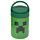 Pot à Collation Isolé ou Boîte Repas en Acier Inoxydable 500ml Minecraft - Creeper