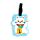 Etiquette à Bagage PVC - Maneki Neko Chat Porte Bonheur