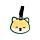 Etiquette de Bagage en PVC - Adoramals Shuggs le Shiba Inu 