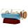 Aimant Souvenir Seaside - Bouteille avec Sable Coloré & Coquillages Bord de Mer
