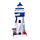 Aimant Souvenir 3D Bord de Mer - Phare Bleu