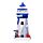 Aimant Souvenir 3D Bord de Mer - Phare Bleu