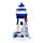 Aimant Souvenir 3D Bord de Mer - Phare Bleu