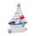 Aimant Souvenir 3D Bord de Mer - Panneau Voilier et Vie Marine
