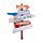 Aimant Souvenir 3D Bord de Mer - Panneau Slogans