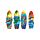 Aimant Souvenir 3D - Planche de Surf Couché de Soleil