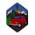 Aimant PVC Fiat 500 Montagnes Dolomites