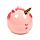 Tirelire Rose en Céramique - Enchanted Rainbows Licorne