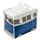 Petit Sac Repas (sans Mousse EPE) Volkswagen - Van Bus Combi VW T1 Bleu