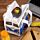 Petit Sac Repas (sans Mousse EPE) Volkswagen - Van Bus Combi VW T1 Bleu