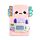Bloc-notes Peluché avec Mini Bloc-notes dans poche - Adoramals Maddie l'Axolotl 