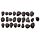 Set de 25 Pierres Runiques