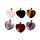 Pendentif gemme Cœur avec 6 pierres interchangeables 